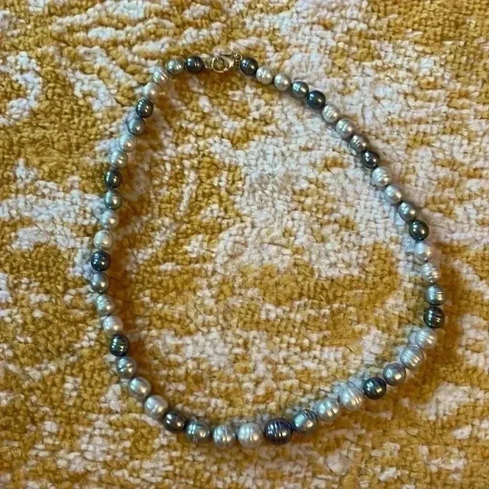 Honora collection, silver, white, and gray freshwater pearl